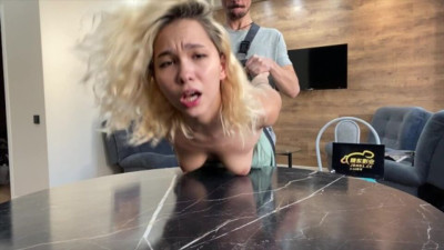 Fantastic Lil Karina's plumber sex