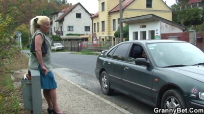 Cute hooker's blonde mature scene