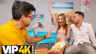 Hunt4k featuring Tiffany Tatum's small tits clip
