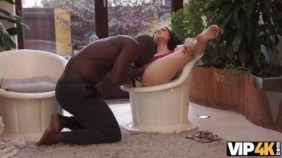 Interracial smut with winning Kristy Black from VIP 4K