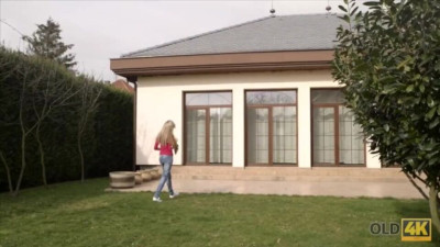 Amateur teen (18+) trailer with amorous dream girl from Old4k