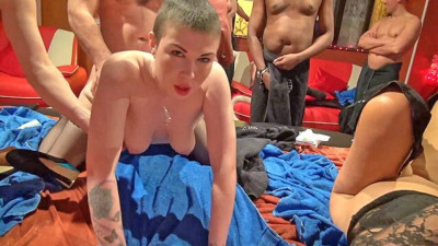 The Gangbang Club featuring dream girl's british dirt