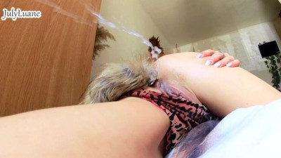 Tail plug movie with freely JulyLuane from Verified Amateurs