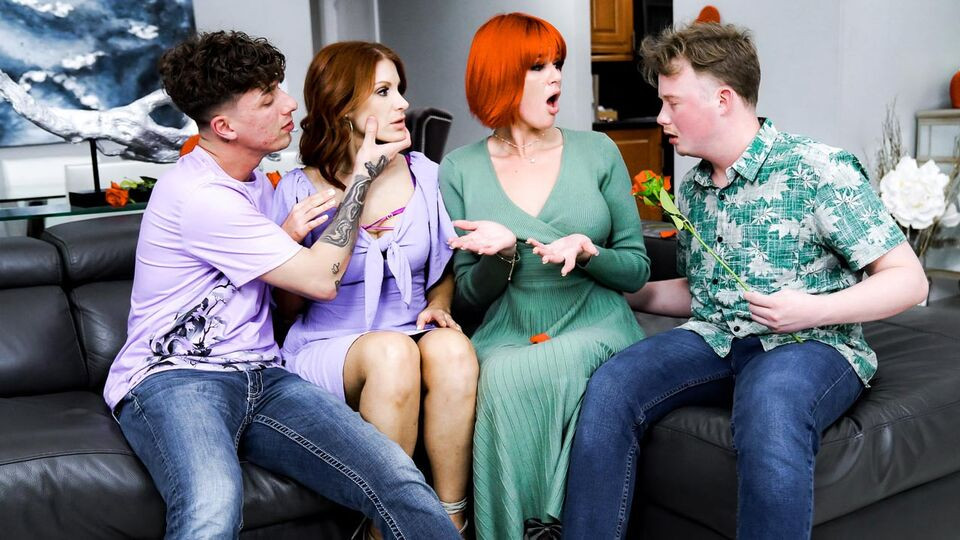 Missionary sex with lustful Elise London and Samanthasinz from Mom Swap Free Porn Videos | BestPornHubs.