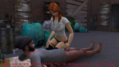 Winsome DDSims's ass fuck action