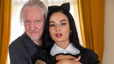 Maddy Black's blowjob porn by Old Hans