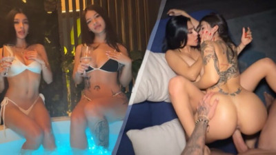 Smiling PovMan Films and Liz Mendez at verified amateurs clip