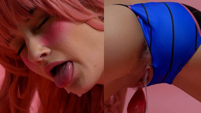 Hentaied featuring Tiffany Tatum's ahegao movie