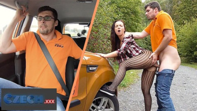 Public clip with bendy Kristof Cale and Kristy Black from Czech XXX