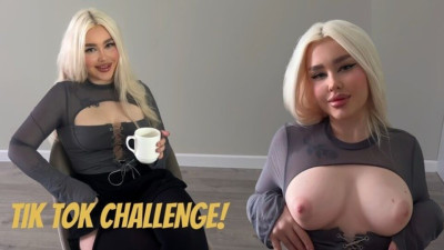 Enchanting Blondessa at challenge video
