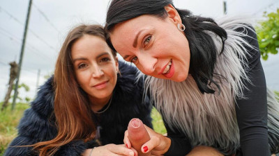 Handjob trailer with flawless Lenna Ross and Linda Caprice from 4K CFNM