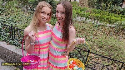 Alexa Flexy and Kate Quinn's female orgasm action by Immoral Family