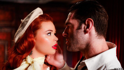 Mysterious Jennifer White and Parker Ambrose at ladder scene