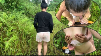 Horny Nature Lover PH at riding dick trailer