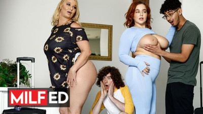 Natasha Nice and London River's backshots clip by MILFED