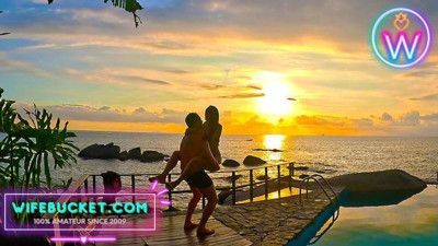 Romantic honeymoon video with rosy gill from Wife Bucket