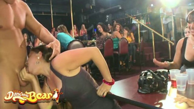 Cum in mouth smut with cover-girl hussy from Dancing Bear