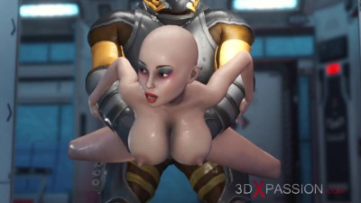 Stupefying model - hardcore clip - 3DXPassion