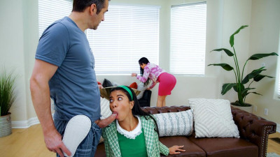 Magnificent Ameena Green - big cock action - Family Strokes