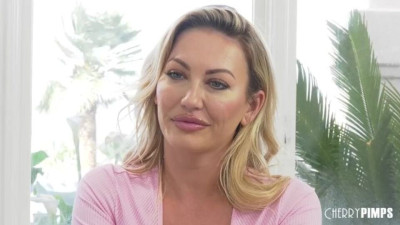 Inviting Adira Allure and Joel Someone at pegging his ass movie