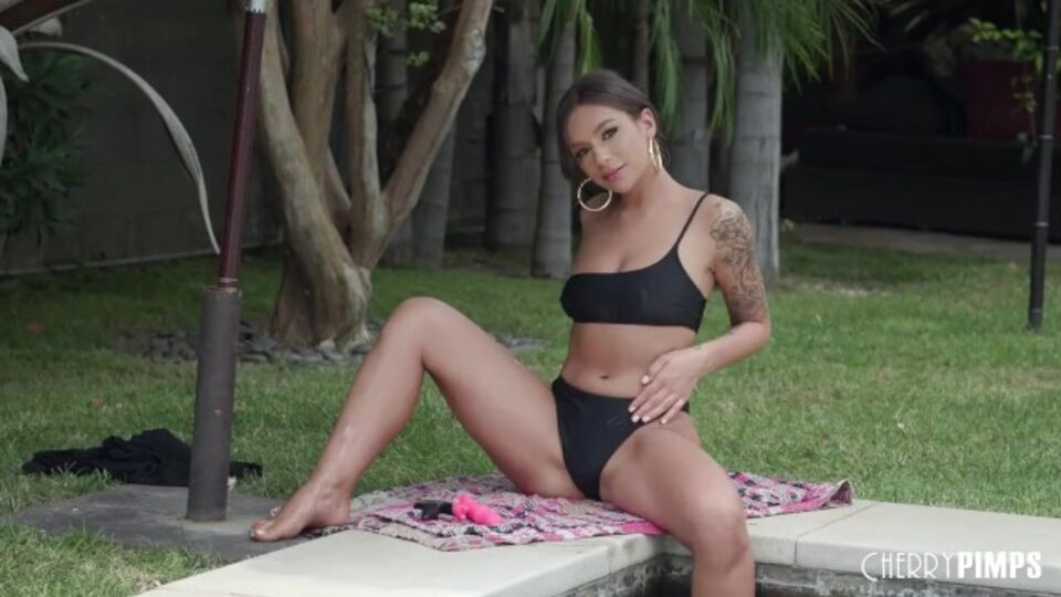 April Olsen's outdoor masturbation sex by Cherry Pimps Free Porn Videos | BestPornHubs.